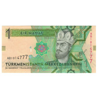 Billet, Turkmanistan, 1 Manat, KM:22b, NEUF - Turkmenistan