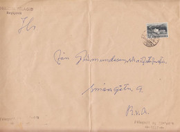 1957. ISLAND.  Very Unusual Single Franking With 2,45 Powerplant Andakilsarvirkjun Cancelled ... (Michel 308) - JF517078 - Covers & Documents