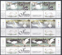 MAN - SWANS In PAIRS +++  - **MNH - 1991 - Cygnes