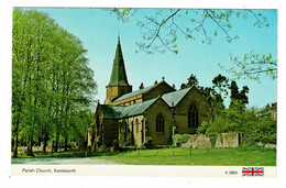 Ref 1525 - Postcard - Kenilworth Parish Church - Warwickshire - Sonstige & Ohne Zuordnung