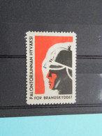 PALONTORJUNNAN HYVAKSI FOR BRANDSKYDDET ( Sluitzegel Timbres-Vignettes Picture Stamp Verschlussmarken ) - Matasellos Generales