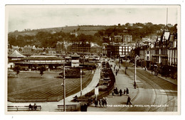 Ref  1527  -  Real Photo Postcard - The Gardens & Pavilion - Rothsay Isle Of Bute - Scotland - Bute