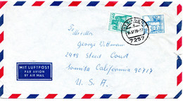 56953 - Bund - 1978 - 70Pfg. B&S MiF A LpBf DITZINGEN -> Lomita, CA (USA) - Covers & Documents