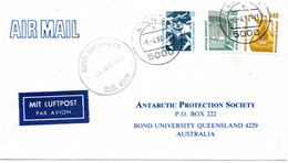 56956 - Bund - 1992 - 140Pfg. SWK MiF A LpBf KOELN -> BOND UNIVERSITY QLD (Australien) - Covers & Documents