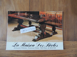 Delcampe - PARIS -  LA MAISON DES SIECLES - ANTIQUAIRE EBENISTE 35 AVENUE D ITALIE - 13° ARRONDISSEMENT - Paris (13)