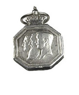 Centenaire De La Royauté - Médaille Argent Avec Les 3 Rois - 1830-1930 ) TTB - - Royaux / De Noblesse