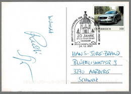 Österreich 2021 Karte Mit Briefmarke - Audi - - Automobili