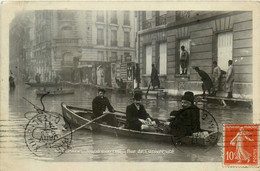 Paris * 7ème * Carte Photo * La Rue De L'université * Inondation 1910 * Crue Catastrophe * Bac Passeur - Distretto: 07