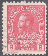 CANADA  SCOTT NO MR2   USED   YEAR  1915 - Tassa Di Guerra