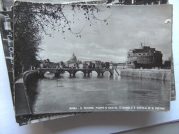 Italië Italy Italien Italia Roma Ponte E Castel Il Tevere - Ponts