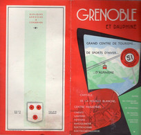 Livre - GRENOBLE Et Dauphiné, Grand Centre De Tourisme Sport D'Hiver Alpinisme, Environ 1950 - Rhône-Alpes