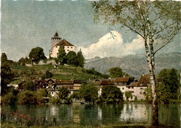 Schloß Und Städtchen Werdenberg Bei Buchs (Rheintal) (a) - Buchs