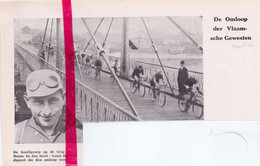 Koers Wielrennen Omloop Vlaamse Gewesten Winnaar Louis Hardiquest - Orig. Knipsel Coupure Tijdschrift Magazine - 1934 - Non Classés