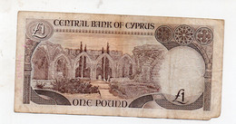 Cyprus / Chypre : Billet De One Pound 1992  (PPP35008) - Cipro