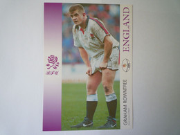 2022 - 1048  RUGBY  :  GRAHAM ROWNTREE  (format 21 X 15cm)   XXX - Rugby