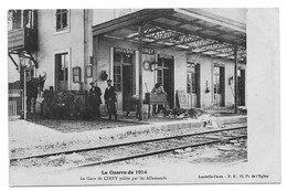 CPA, La Guerre De 1914, La GARE De CIREY 54, Pillée Par Les Allemands, Animée, Personnages, Cheval - War 1914-18