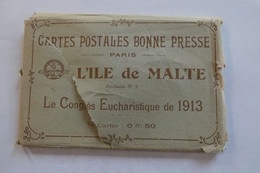 Carnet De 12 Cpa Ile De Malte -- Le Congrès Eucharistique De 1913 -- Cartes Postales Bonne Presse Paris   FEV22-55 - Malte