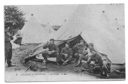 CPA, Le Camp D'Auvours, La Soupe, Poilus, Tente, Repas, - Barracks