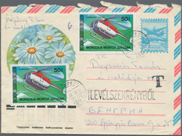 Mongolia: 1978/88, Two Air Mail Stationery Envelopes Both With Illustrations, 1. - Mongolia