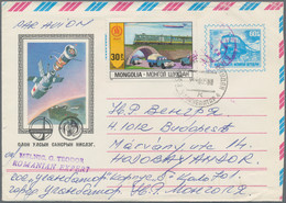 Mongolia: 1978/81, Two Air Mail Stationery Envelopes Both With Illustrations, 1. - Mongolia