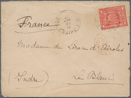 Egypt: 1878 Cover From Cairo To France As PRINTED MATTER, Franked 1872-75 1p. Ti - 1915-1921 British Protectorate