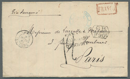 Guatemala - Vorphila: 1868, Vollständiger Brief Aus Guatemala-Stadt Nach Paris. - Guatemala