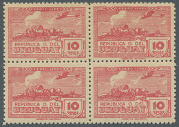 Uruguay: 1939-44, Definitives 20c - 10 Pesos Airmail, Complete Set Of 13 Values - Uruguay