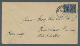 United States: 1907, "Jamestown-Ausstellung" 5 Cents Blau Gestempelt "McKe...... - Covers & Documents