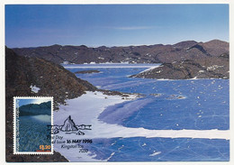 Australian Antarctic Territory - 2 Cartes Maximum - Paysages ... 16 May 1996 - Cartes-maximum