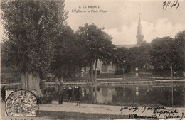 Le Raincy *  La Pièce D'eau Et Vue Sur L'église Du Village - Le Raincy