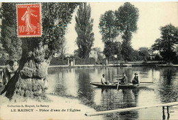 Le Raincy *  La Pièce D'eau De L'église Du Village * Barque - Le Raincy