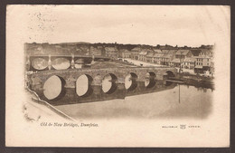 GREAT BRITAIN / SCOTLAND. POSTCARD. BRIDGES DUMFRIES. WRS RELIABLE SERIES. DALEBEATTIE POSTMARK. USED. - Dumfriesshire