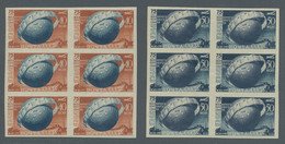 Sowjet Union: 1949, "75 Jahre Weltpostverein" 2 Werte Komplett Ungezähnt Jeweils - Unused Stamps