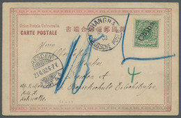 Deutsche Post In China: 1898, Freimarke 5 Pfennig (gültig Bis 31.3.1902) Als Nic - Cina (uffici)
