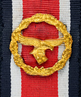 Orden & Ehrenzeichen: 3. REICH; 1944-1945, "Ehrenblattspange Der Luftwaffe" (Nim - Other & Unclassified