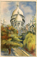 Paris 18ème * Sacré Coeur Montmartre * CPA Illustrateur G. LAFORGE En 1946 - Arrondissement: 18