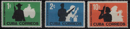 CUBA 1962. MILICIAS NACIONALES. MNH. EDIFIL 912/14. - Unused Stamps