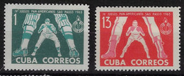 CUBA 1963. JUEGOS PANAMERICANOS EN BRASIL. MNH. EDIFIL 1001/02. - Unused Stamps