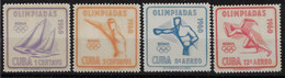 CUBA 1960. JUEGOS OLÍMPICOS DE ROMA . OLYMPIC GAMES. MNH. EDIFIL 828/31. - Unused Stamps