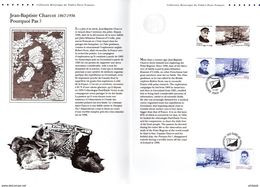 " FRANCE / GROENLAND 2007 CHARCOT / VICTOR " Sur Document Philatélique Officiel 4 Pages N° YT P4110 Parf état - Polar Explorers & Famous People