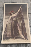 Ancienne Carte Postale Photographie Femme Fantaisie Danseuse Stebbing Paris Serie 774 - Otros Fotógrafos
