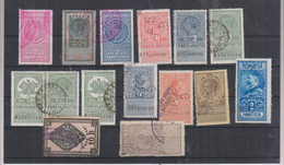 ROMANIA TAXE REVENUE Nice Lot - Revenue Stamps