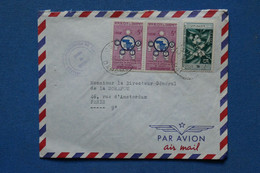 H2 DAHOMEY  BELLE  LETTRE   1956   PAR AVION  POUR PARIS FRANCE +AFFRANCH. PLAISANT - Covers & Documents