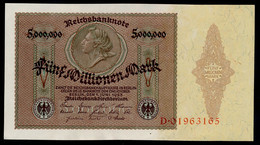 P90 Ro88 DEU-100. 5 Million  Mark 01.06.1923 UNC NEUF! - 5 Millionen Mark