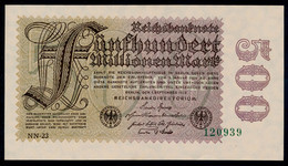P110e Ro109f 500 Million Mark 01-09-1923. AUNC ,1 Plis De Liasse - 500 Miljoen Mark