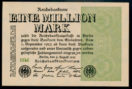 P102a Ro101a REU-114d 1 Million Mark 1923 UNC NEUF - 1 Mio. Mark