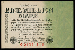 P101 Ro100 DEU-113. 1 Million Mark 1923 UNC NEUF - 1 Miljoen Mark