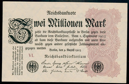 Pick104c Ro103d DEU-116a. 2 Million Mark 1923 UNC NEUF - 2 Millionen Mark