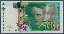 500 Francs Type Pierre & Marie Curie 1994  FAUX D'époque NEUF - 500 F 1994-2000 ''Pierre En Marie Curie''