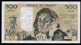 500 Francs  08/01/1987 SPL- - 500 F 1968-1993 ''Pascal''